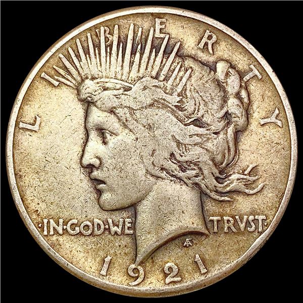 1921 Silver Peace Dollar LIGHTLY CIRCULATED