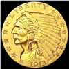 Image 1 : 1913 $2.50 Gold Quarter Eagle UNCIRCULATED