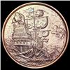 Image 2 : Skull, Pirate Ship 2oz Silver Round UNCIRCULATED
