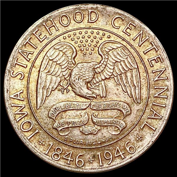 1946 Iowa Half Dollar CHOICE AU