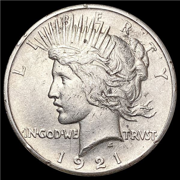 1921 Silver Peace Dollar CHOICE AU