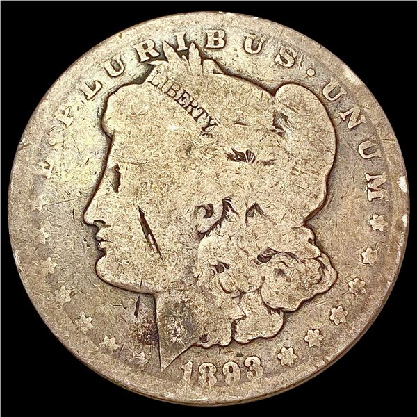 1893-CC Morgan Silver Dollar NICELY CIRCULATED