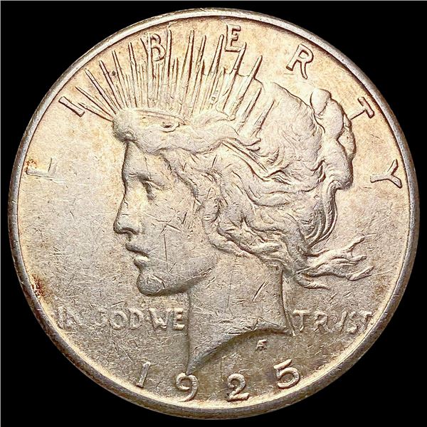 1925-S Silver Peace Dollar LIGHTLY CIRCULATED