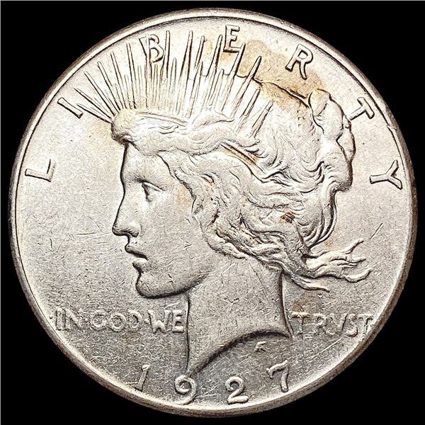 1927 Silver Peace Dollar CLOSELY UNCIRCULATED