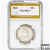 1838 Capped Bust Half Dollar PGA MS63+