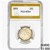 1895 Barber Quarter PGA MS64