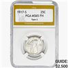 Image 1 : 1917-S Standing Liberty Quarter PGA MS65 FH TY 2