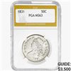 Image 1 : 1831 Capped Bust Half Dollar PGA MS63