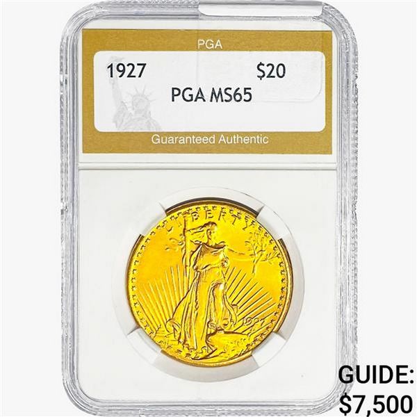 1927 $20 Gold Double Eagle PGA MS65