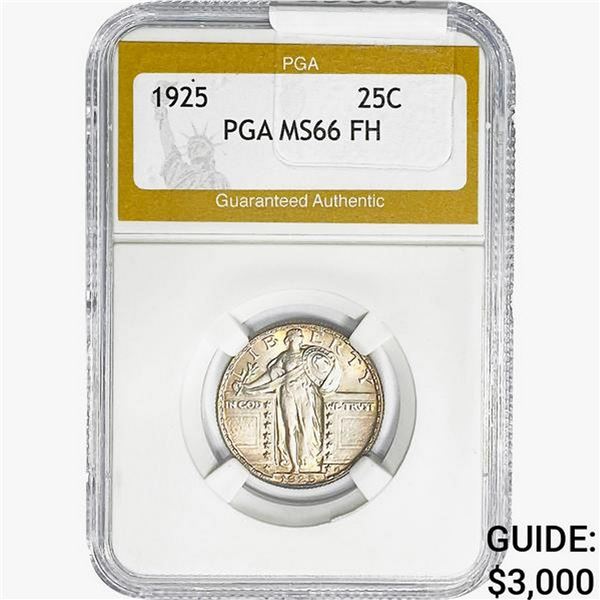 1925 Standing Liberty Quarter PGA MS66 FH