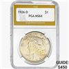 Image 1 : 1926-D Silver Peace Dollar PGA MS64