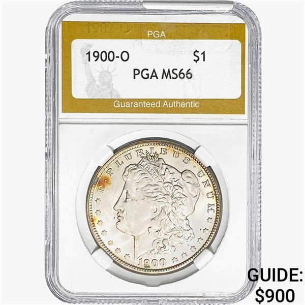 1900-O Morgan Silver Dollar PGA MS66