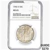 1946-D Walking Liberty Half Dollar NGC MS65