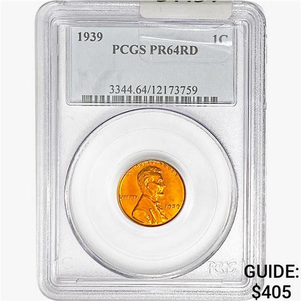 1939 Wheat Cent PCGS PR64 RD