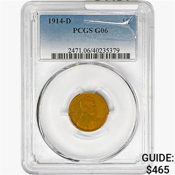 1914-D Wheat Cent PCGS G06