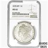 Image 1 : 1878 8TF Morgan Silver Dollar NGC MS62
