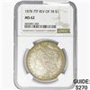 Image 1 : 1878 Morgan Silver Dollar NGC MS62 REV 78