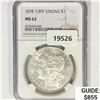 Image 1 : 1878 7/8TF Strong Morgan Silver Dollar NGC MS62
