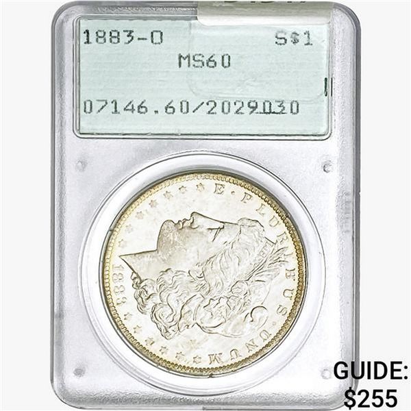 1883-O Morgan Silver Dollar PCGS MS60