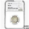 Image 1 : 1924 Buffalo Nickel NGC MS65