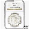 Image 1 : 1884-CC Morgan Silver Dollar NGC MS63