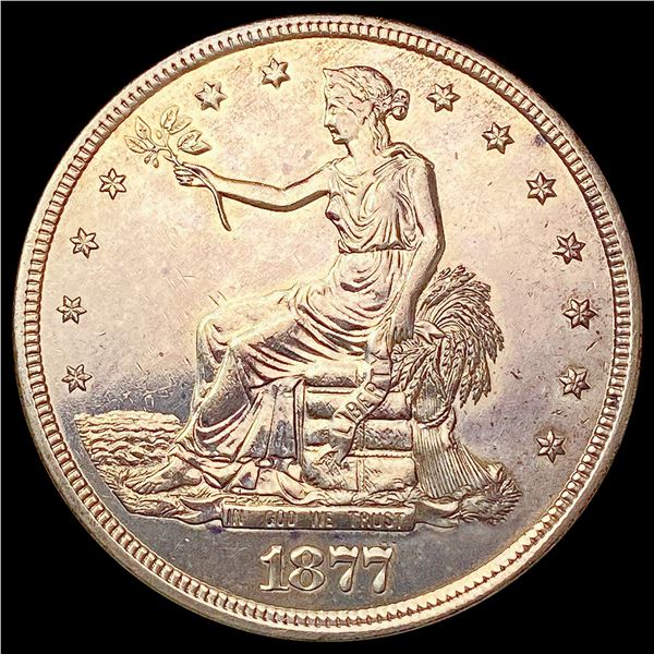 1877-S Silver Trade Dollar CLOSELY UNCIRCULATED