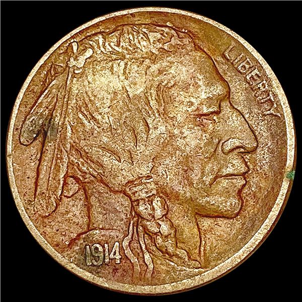 1914-D Buffalo Nickel NEARLY UNCIRCULATED