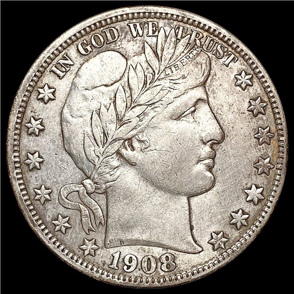 1908-D Barber Half Dollar CLOSELY UNCIRCULATED