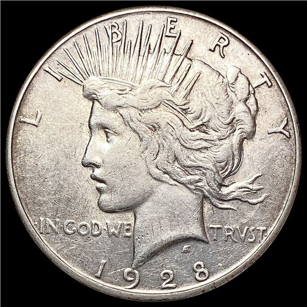 1928-S Silver Peace Dollar CLOSELY UNCIRCULATED