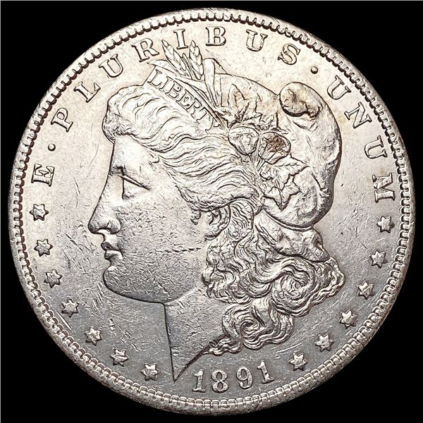 1891 Morgan Silver Dollar LIGHTLY CIRCULATED