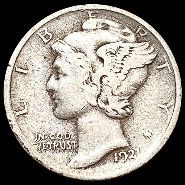 1921 Mercury Dime LIGHTLY CIRCULATED
