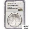 Image 1 : 1993-P American Silver Eagle NGC PF69 UC