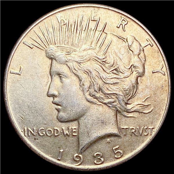 1935 Silver Peace Dollar CLOSELY UNCIRCULATED