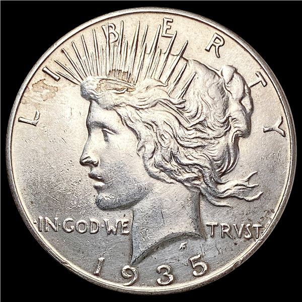 1935 Silver Peace Dollar CLOSELY UNCIRCULATED