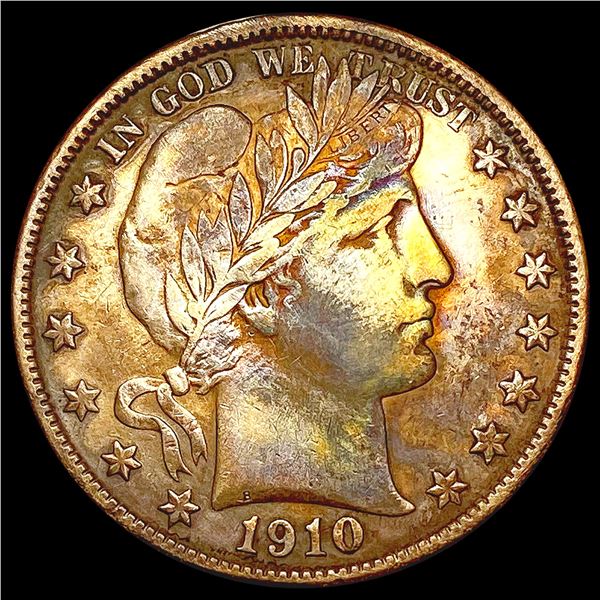 1910-S Barber Half Dollar CLOSELY UNCIRCULATED