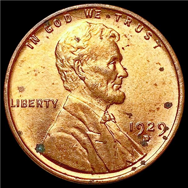 1929 RED Wheat Cent UNCIRCULATED