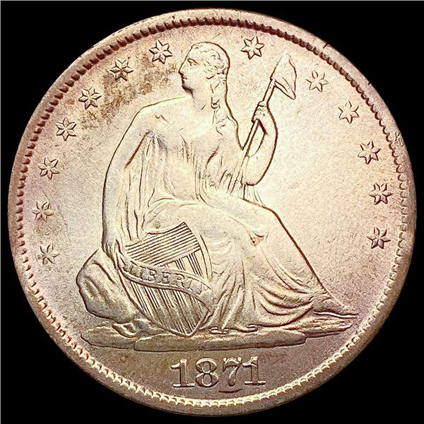 1871-S Seated Liberty Half Dollar HIGH GRADE