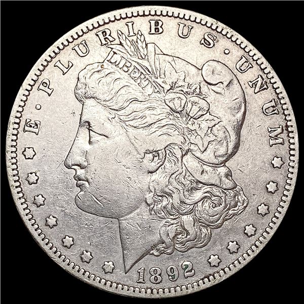 1892 Morgan Silver Dollar LIGHTLY CIRCULATED