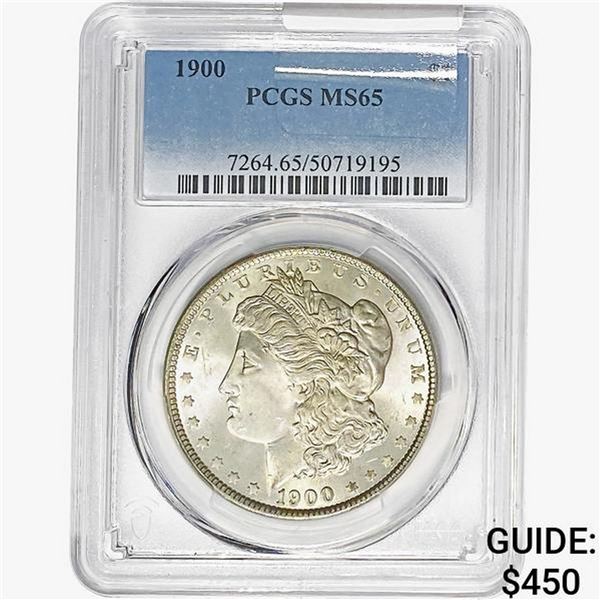 1900 Morgan Silver Dollar PCGS MS65