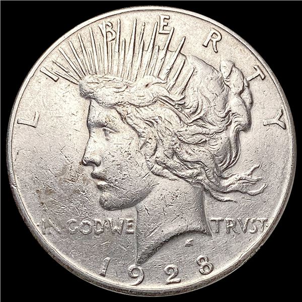 1928-S Silver Peace Dollar CLOSELY UNCIRCULATED