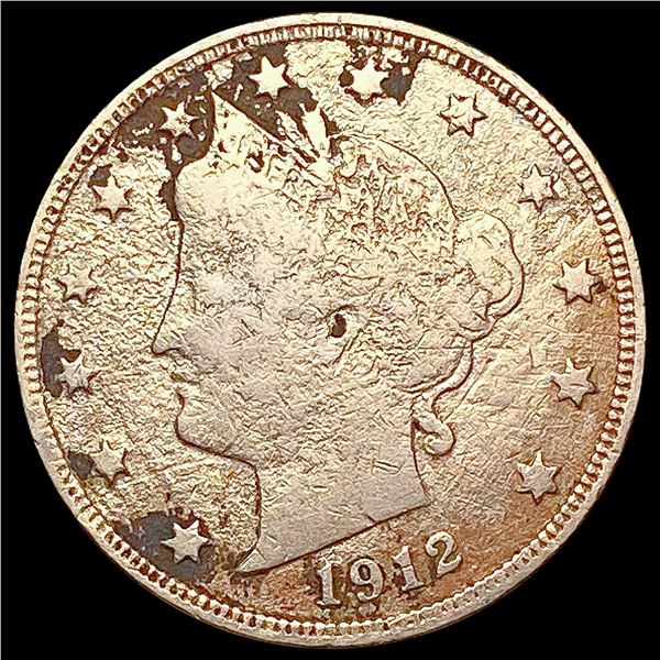 1912 Liberty Victory Nickel LIGHTLY CIRCULATED