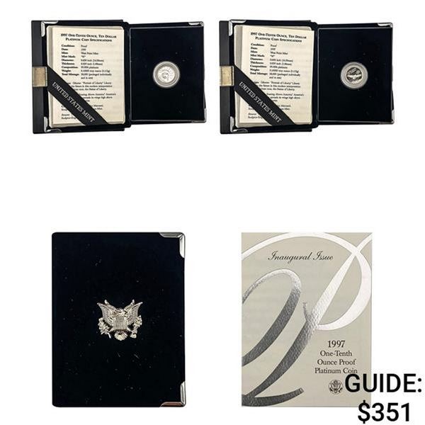 1997 U.S. Mint 1/10oz Pt. $10 Eagle