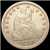 Image 1 : 1876-CC Seated Liberty Quarter CLOSELY UNCIRCULATED