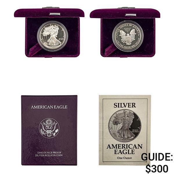 1992-S Silver Eagle   U.S. Mint PF