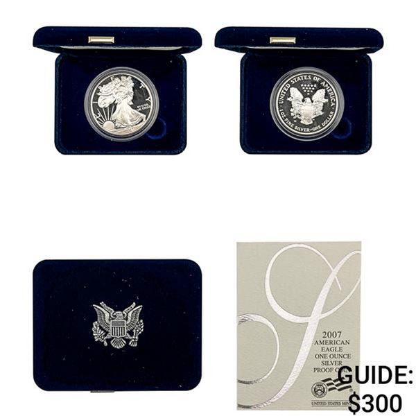2007-W Silver Eagle   U.S. Mint PF