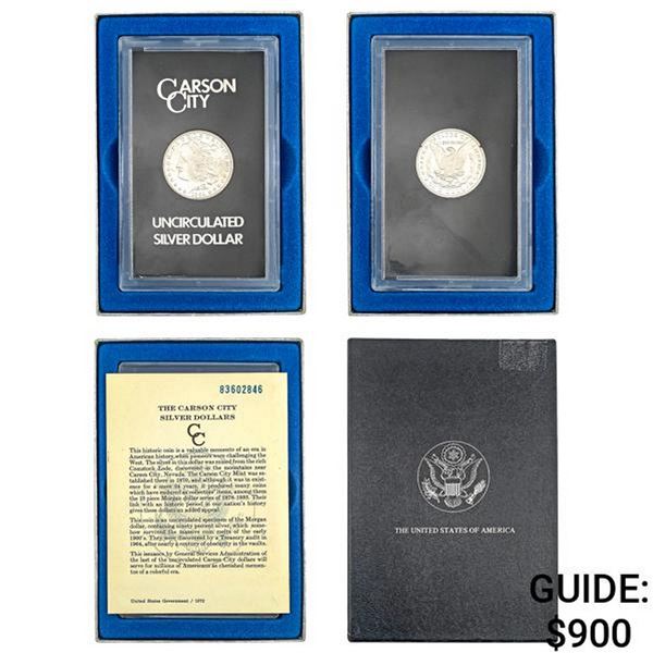 1884-CC Morgan Silver Dollar  UNC GSA Hoard