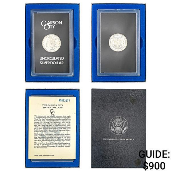 1883-CC Morgan Silver Dollar  UNC GSA Hoard