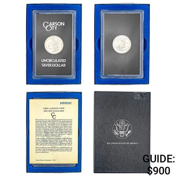 1884-CC Morgan Silver Dollar  UNC GSA Hoard