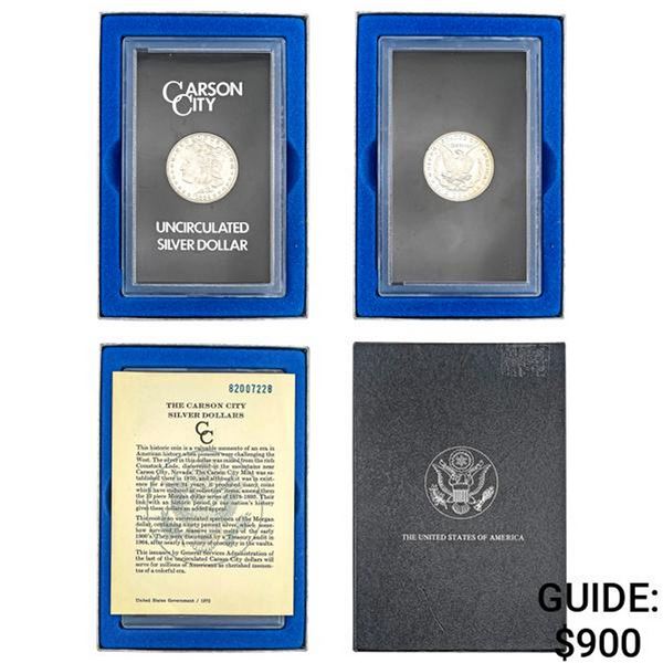 1882-CC Morgan Silver Dollar  UNC GSA Hoard