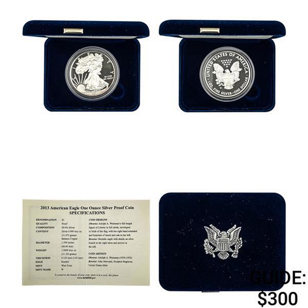 2013-W Silver Eagle  PF U.S. Mint